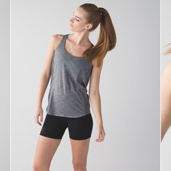 Lululemon Wild Tank Heathered Slate Bali Breeze - Picture 6 of 7